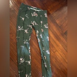 ZARA KIDS FLORAL LEGGINGS
